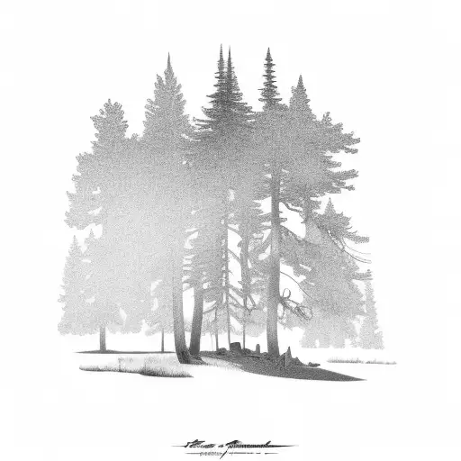 grand Teton silhouette  tattoo design idea