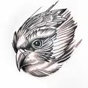 Sparrow tattoo design idea
