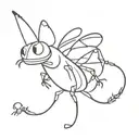 oggy and the cockroaches   tattoo design idea
