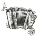 Accordion tattoo design idea
