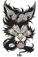 RED XIII from Final Fantasy VII tattoo design idea