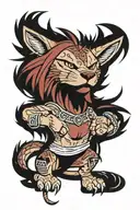 RED XIII from Final Fantasy VII tattoo design idea