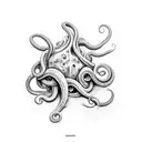 tentacles tattoo design idea