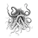 tentacles tattoo design idea