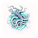 tentacles tattoo design idea