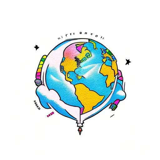 earthbound misfit tattoo design idea