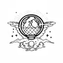 "earthbound misfit" tattoo design idea