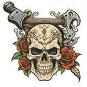 Wagner Sledgehammer Skull tattoo design idea