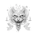commitment and consistency  tattoo design idea