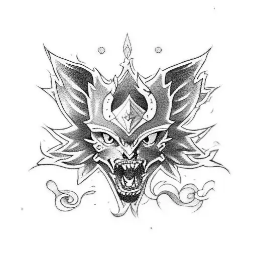 Asta Black clover tattoo design idea
