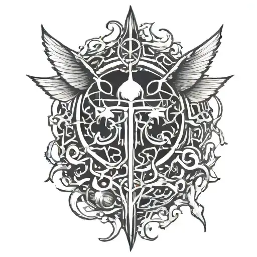 black sabbath tattoo design idea
