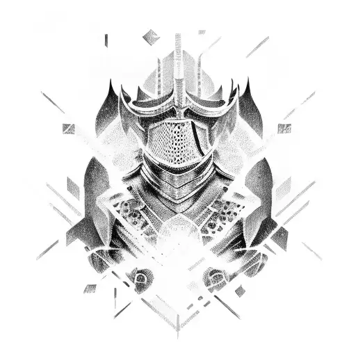 The Knight in the Panther Skin  tattoo design idea