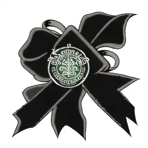 celtic football club badge with family names Jay, Ria, Henri and Orla intertwined on a ribbon tattoo design idea