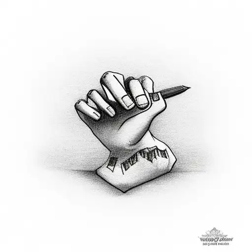 On my pinky finger, to remind me that promises can get broken, and you shouldnt always believe the truth tattoo design idea