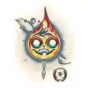 calcifer tattoo design idea