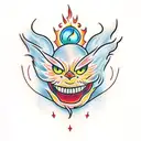 calcifer tattoo design idea