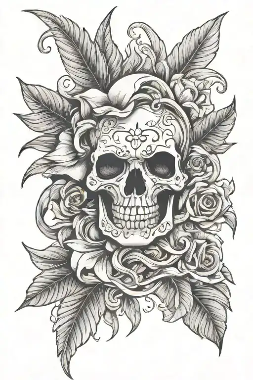cocaine tattoo design idea