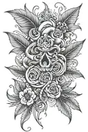 cocaine tattoo design idea