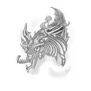 Drakkar tattoo design idea