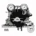 1998, stack of hundreds, side of 7 train in nyc with the flushing stop, my brothers keeper in arabic, car speedometer tattoo design idea