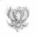 Hermes wing tattoo design idea
