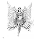 Hermes wing tattoo design idea