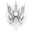 Hermes wing tattoo design idea