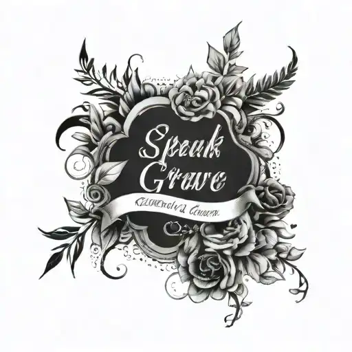 forearm quote speak of her over my grave and watch how she brings me back to life. tattoo design idea