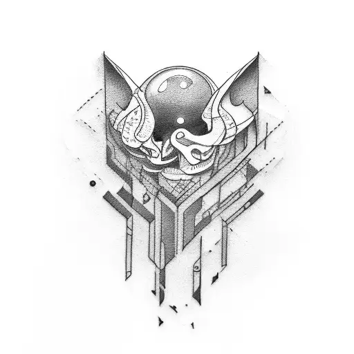 a tattoo that represents a change of prospective and the overthinking  tattoo design idea