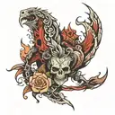 bloodborn tattoo design idea