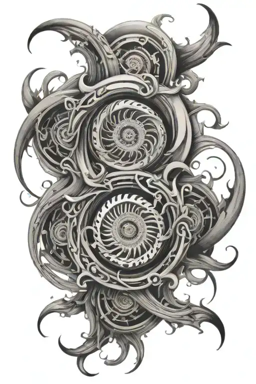 vortex tattoo design idea