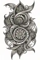 vortex tattoo design idea