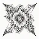 fractal tattoo design idea