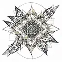 fractal tattoo design idea