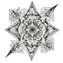 fractal tattoo design idea