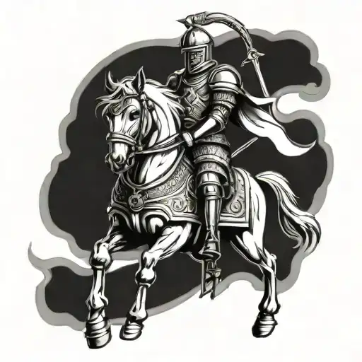 Maltese Knight tattoo design idea