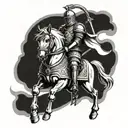 Maltese Knight tattoo design idea