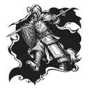 Maltese Knight tattoo design idea