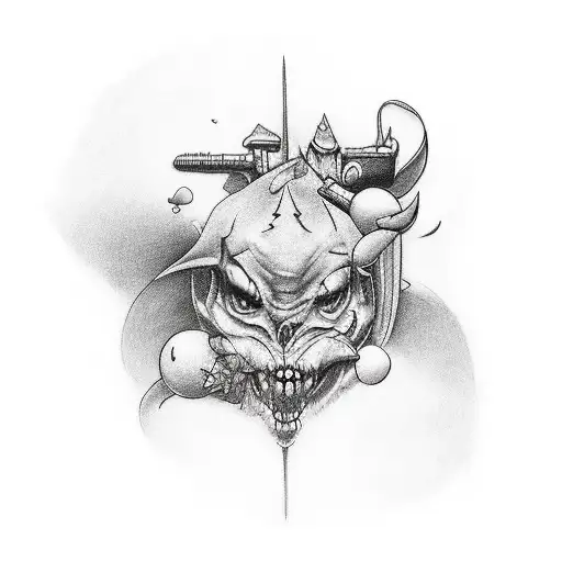 Story about many trips drawed as hunter mark of the vampires dairies  tattoo design idea