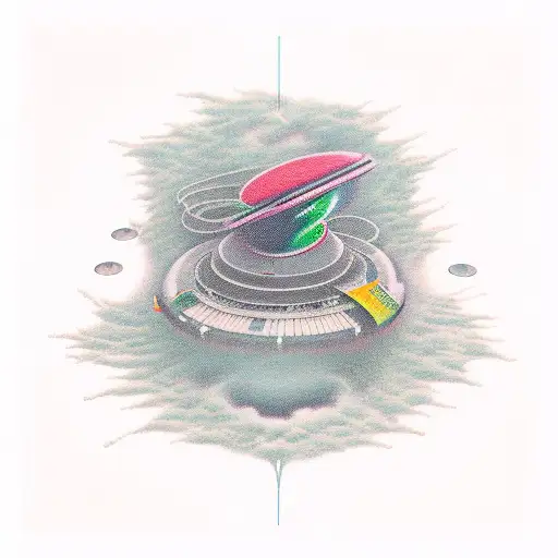 music band Duster and their album of duster that is called "capsule losing contact" tattoo design idea