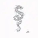 chinese dragon tattoo design idea