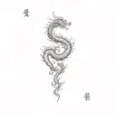 chinese dragon tattoo design idea
