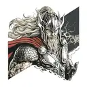 Thundergod Thor  tattoo design idea