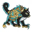 bluey tattoo design idea