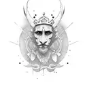His Majesty tattoo design idea