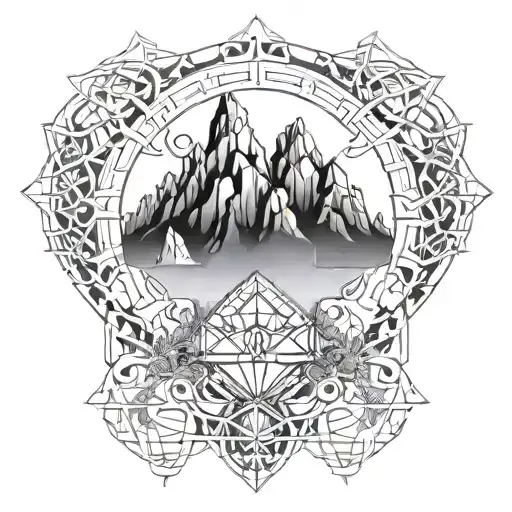 lotr tattoo design idea