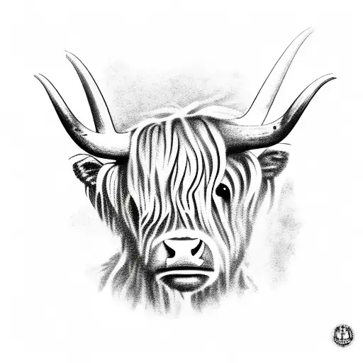 Highland Cow Tattoo Pass DIGITAL DOWNLOAD Tattoo Ticket, Highland Cow,  Watercolour Tattoo, Animal Tattoo - Etsy