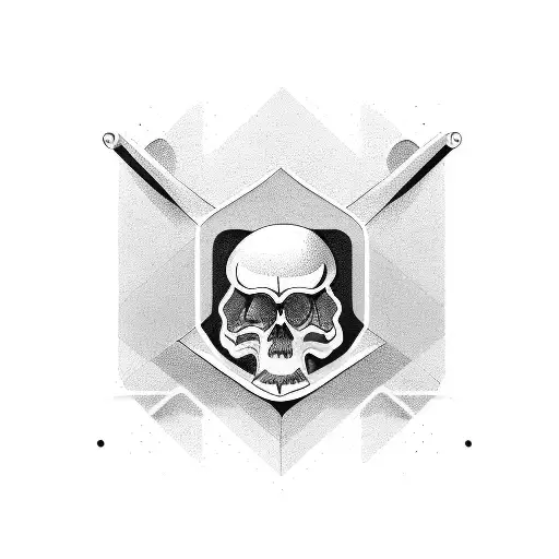 two solid bars tattoo design idea