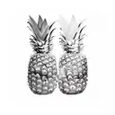 Pineapple Watermelon tattoo design idea