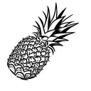 Pineapple tattoo design idea